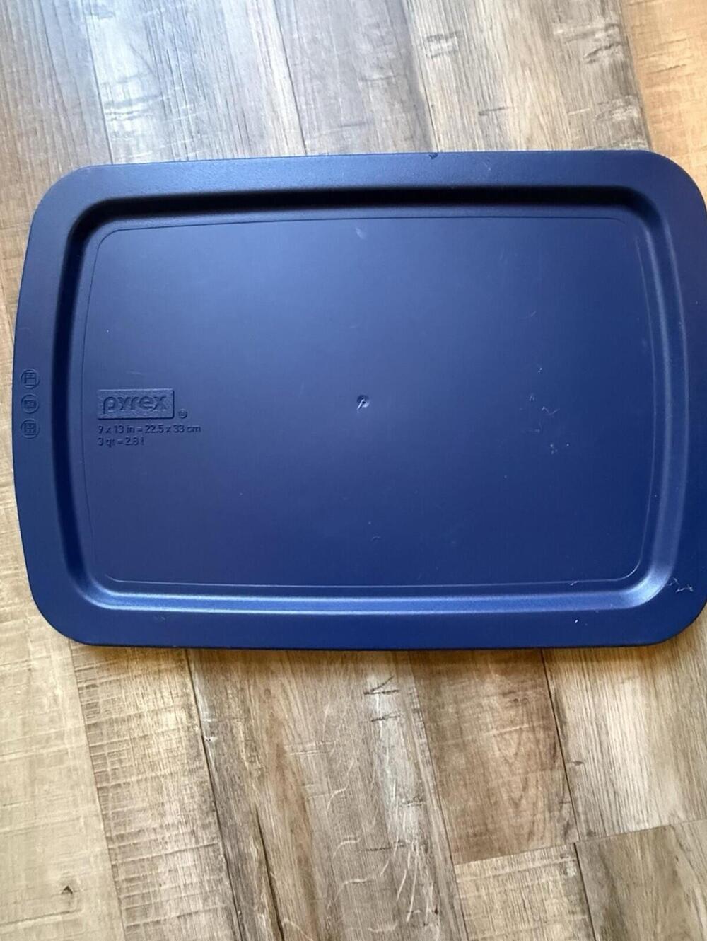 Pyrex Blue Lid Rectangle Casserole Replacement 3 Qt 9 X 13